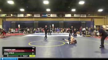 106 lbs Semifinal - Dale O`Blia, Mullen vs Andrew Isek, Colorado Springs Christian School