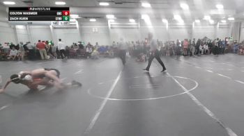 132 lbs Round 8 (10 Team) - Zach Kuen, CHWHALE Blue vs Colton Wasmer, Grindstone WC