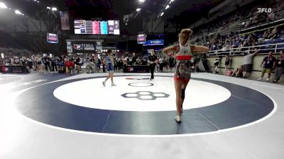 110 lbs Champ. Rd Of 64 - Nakayla Dawson, MI vs Kathryn Christensen, UT