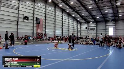 50 lbs Quarters - Macie Keiser, Midwest Assasins Blue vs Jordan Sang, STORMETTES