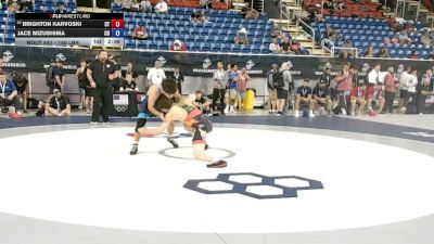 150 lbs Champ. Rd Of 128 - Brighton Karvoski, Connecticut vs Jace Mizushima, Colorado