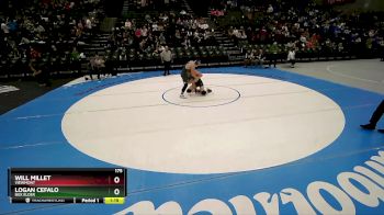 175 lbs Cons. Round 2 - Will Millet, Viewmont vs Logan Cefalo, Box Elder