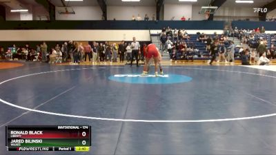 174 lbs Cons. Round 3 - Jared Bilinski, Wilkes vs Ronald Black, Liberty