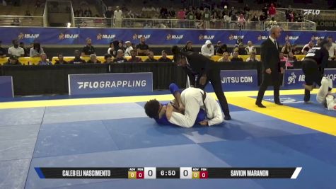 Savion Maranon vs Caleb Eli Nascimento 2026 Pan Jiu Jitsu IBJJF Championship