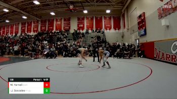 138 lbs Champ. Round 2 - Josiah Gonzales, Fort Lupton vs Monty Yarnell, Olathe