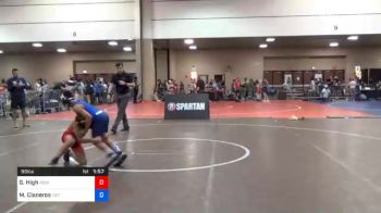 98 lbs Prelims - Gary High, Higher Calling Wrestling Club vs Matheo Cisneros, Top Brother USA