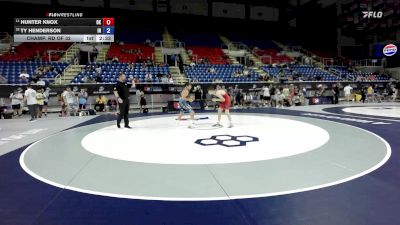 126 lbs Champ. Rd Of 32 - Hunter Knox, OK vs Ty Henderson, IN