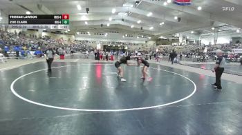 165 lbs Semis & 1st Wb (8 Team) - Tristan Lawson, Maryville High School Girls vs Zoe Clark, Riverdale High School Girls