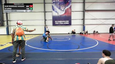 220 lbs Rr Rnd 2 - Alan Rodriguez Vasquez, OBWC Blue vs AJ Lopez, Team Germantown