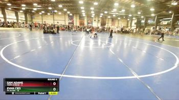 92 lbs Rd# 6- 9:00am Saturday Final Pool - Evan Cies, PA Silver vs Sam Adams, Terps Xtreme