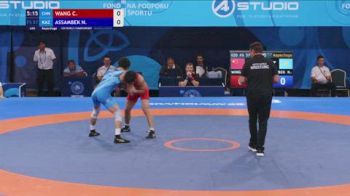 57 kg Repechage - Chengtao Wang, China vs Nurassyl Assambek, Kazakhstan