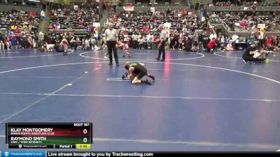 55 lbs Quarterfinal - Raymond Smith, CIWC / Team Intensity vs Klay Montgomery, Bonus Points Wrestling Club