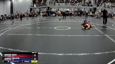 107 lbs Finals (2 Team) - Winter West, Full Circle vs Aleecia Delucia, RaZor GWC