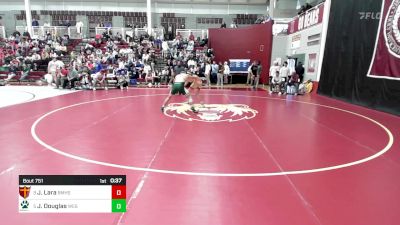 150 lbs Consolation - Josh Lara, Brother Martin vs Jackson Douglas, Wesleyan School