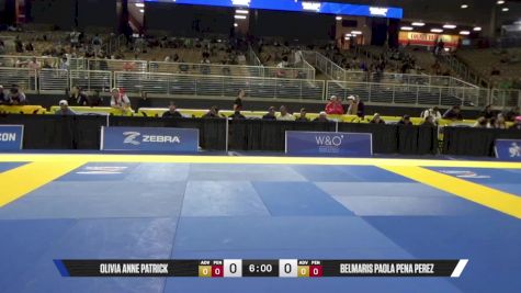 Belmaris Paola Pena Perez vs Olivia Anne Patrick 2025 Pan Jiu Jitsu IBJJF Championship