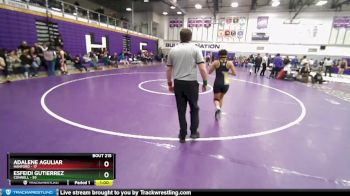 120 lbs Cons. Round 2 - Adalene Aguliar, Hanford vs Esfeidi Gutierrez, Connell