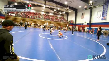 55 lbs Rr Rnd 3 - Brody Boyd, Team Tulsa Wrestling Club vs Aidan Garland, Berryhill Wrestling Club