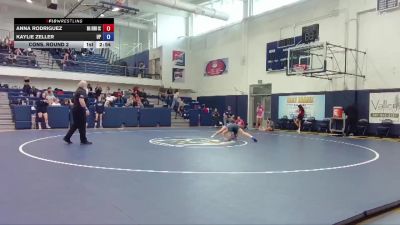 117 lbs Cons. Round 2 - Anna Rodriguez, Big Bend Community College vs Kaylie Zeller, University Of Providence