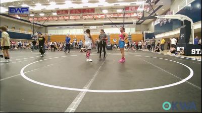 120 lbs Semifinal - Breckyn Moyers, Lone Grove Takedown Club vs Skye Wynn, El Reno Wrestling Club