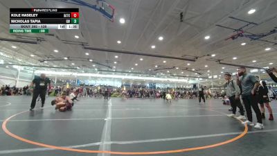 138 lbs Cons. Round 2 - Nicholas Tapia, Gladiator Wrestling vs Kole Haseley, Unattached