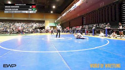 110 lbs Round Of 16 - Drake Edwards, Mad Dawg Wrestling Club vs Kaycen Cutler, Bonneville Wrestling Club