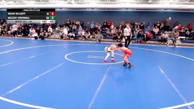 56 lbs Round 2 - Noah Elliott, Sherman Challengers vs McCoy Crowell, Kearney Matcats