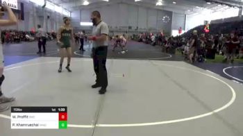 113 lbs Quarterfinal - William Proffit, Dwc vs Patinya Khamruechai, Vandals Elite