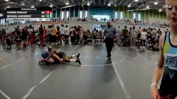 120 lbs Cons. Semi - Parker Shealey, Slate Wrestling Academy vs Michael Lencrerot, Glasgow Wrestling Academy