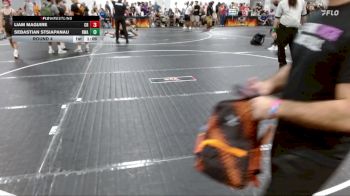 115 lbs Round 4 - Liam Maguire, Carolina Reapers vs Sebastian Stsiapanau, Roundtree Wreslting Academy