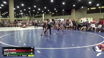 113 lbs Round 3 (6 Team) - Laird Walker, WALA vs Dylan Yarema, Indy WC