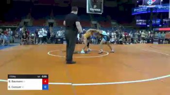 170 lbs Quarterfinal - Brody Baumann, Indiana vs Evan Canoyer, Nebraska