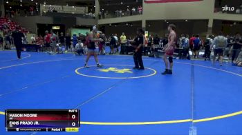 157 lbs Cons. Round 3 - Mason Moore, OK vs Eans Prado Jr., WI