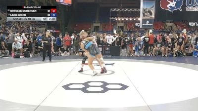 130 lbs Champ. Rd Of 32 - Brynlee Sorensen, Utah vs Lacie Knick, Ohio