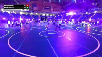 116 lbs Consi Of 4 - Karisa Craig, Rifle vs Tylee Schultz, Pikes Peak Warriors