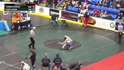 117 lbs Consi Of 8 #1 - Jordan Bowser, Dubois vs Matt Coffin, Pennridge