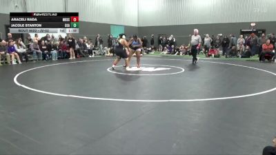 JV-52 lbs Round 1 - JaCole Stanton, Clear Creek-Amana vs Araceli Rada, Muscatine