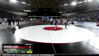 138 lbs Cons. Round 2 - Wyatt Winston, Ellensburg Wrestling Club vs Nathaniel Flores, Tri-Town Bullyz Wrestling
