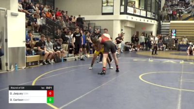 157 lbs Round Of 64 - Gannon Jaquay, Edinboro vs Dillon Carlson, Kent State