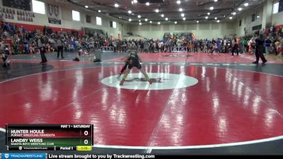 85 lbs Cons. Round 3 - Hunter Houle, Pursuit Wrestling Minnesota vs Landry Weiss, Dakota Boyz Wrestling Club