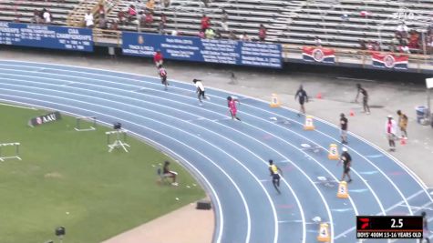 Youth Boys' 400m, Semi-Finals 15 - Age 15-16
