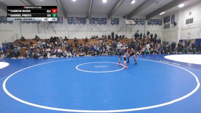 161 lbs Cons. Round 3 - Gabriel Prieto, Gonzales vs Connor Bates, Woodlake