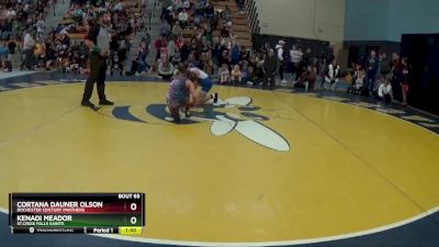 120 lbs Round 2 - Cortana Dauner Olson, Rochester Century Panthers vs Kenadi Meador, St.Croix Falls Saints