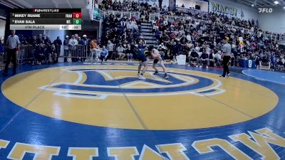 127 lbs 5th Place - Mikey Ruane, Franklin Regional vs Evan Sala, Mt. Lebanon