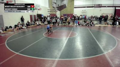 49 lbs Champ. Round 1 - Wyatt Kelley-Schlesky, Sebolt Wrestling vs Beckett Goble, Pursuit Wrestling