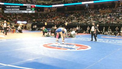 130 Class 1 lbs 3rd Place Match - Heidi Struemph, Fatima vs Alivia Bottoms, Boonville