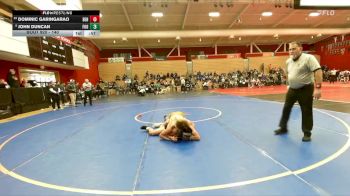 140 lbs Cons. Round 5 - Dominic Garingarao, Benicia vs John Duncan, Foothill