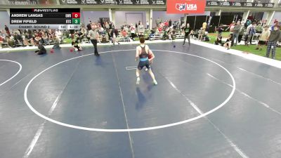 JR BOYS HARD LUCK - 138.6-143.6 Champ. Round 2 - Andrew Langas, Gomez Wrestling RTC vs Drew Fifield, Relentless Training Center