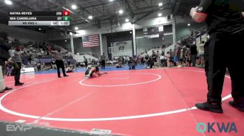 97 lbs Rr Rnd 4 - Rayna Reyes, Sperry Wrestling Club vs Mia Candelaria, Tulsa Blue T Panthers