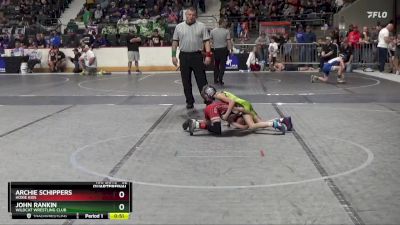 52 lbs Quarterfinal - Archie Schippers, Hoxie Kids vs John Rankin, Wildcat Wrestling Club