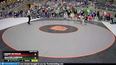 77 lbs Cons. Round 2 - Kaiden Reynolds, COWA vs Brayden Harrison, Hermiston Wrestling